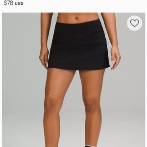 Lululemon Pace Rival Athletic Tennis Skort